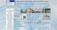 Desktop Screenshot of mountaineeringbooks.org