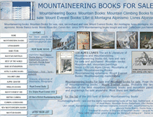 Tablet Screenshot of mountaineeringbooks.org